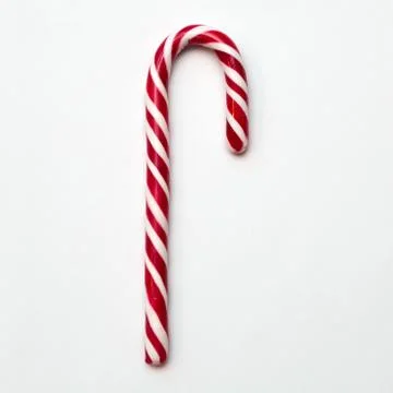 Striped Candy Cane Stock Photos