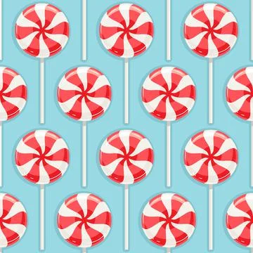 Striped candy Illustrazione stock