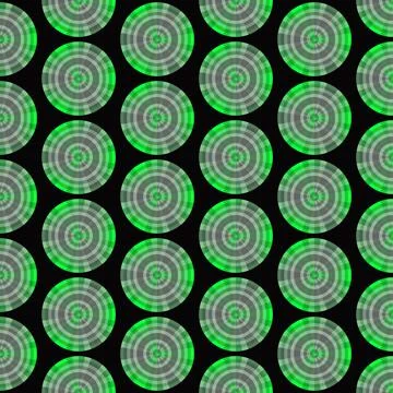 Striped circle Stock Illustration