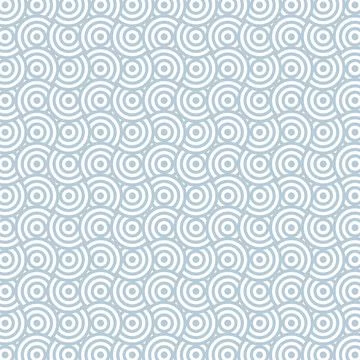 Striped Circles Seamless Pattern Stock Illustration