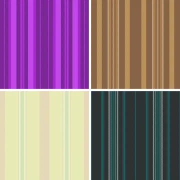 Striped collection for classic design themes. Vintage-inspired patterns ele.. Stock Illustration