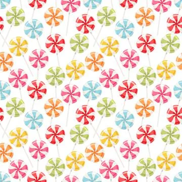 Striped color candy Stock Illustration