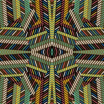 Striped colored background Illustrazione stock