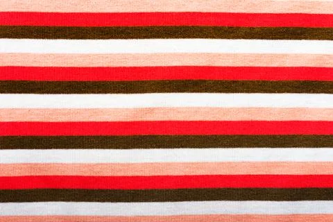 Striped colored cotton cloth texture backdrop photo. Stock Photos