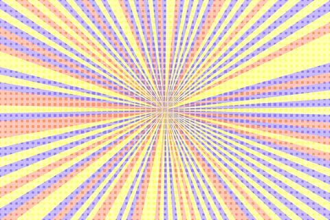 Striped colorful rays background. Pop art creative concept colorful comics book Stock Illustration