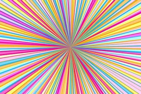Striped colorful rays background. Pop art creative concept colorful comics book Stock Illustration