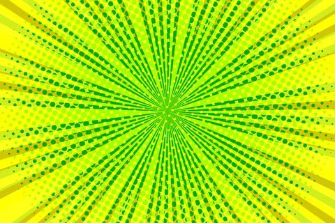 Striped colorful rays background. Pop art creative concept colorful comics book 스톡 일러스트