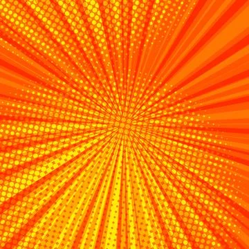 Striped colorful rays background. Pop art creative concept colorful comics book 스톡 일러스트