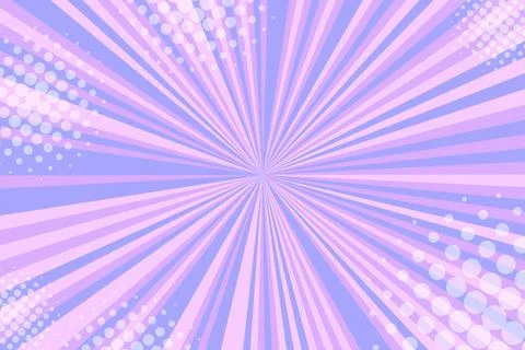 Striped colorful rays background. Pop art creative concept colorful comics book Stock Illustration