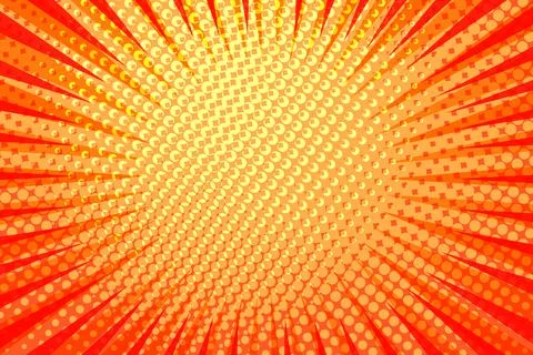 Striped colorful rays background. Pop art creative concept colorful comics book 스톡 일러스트