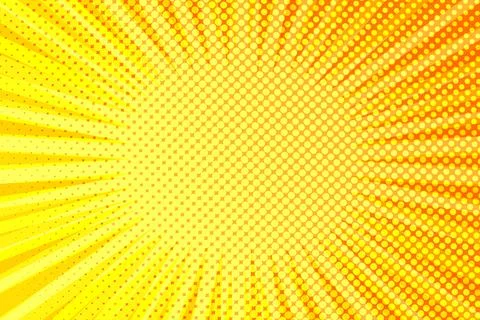 Striped colorful rays background. Pop art creative concept colorful comics book Stock Illustration
