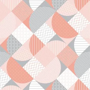 Striped diagonal geometric seamless pattern Stock-Illustration