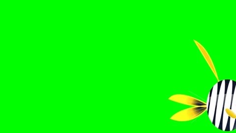 Striped Dynamic on Green Screen Chroma Key Background Video stock 336959099
