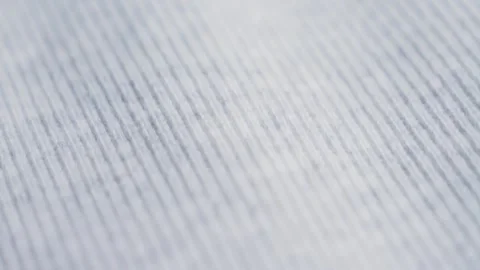 Striped fabric texture, white soft cotton. Stock-Footage 335679944
