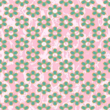 Striped flower Stock Illustration