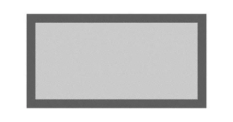 Striped frame template. vector illustration isolated on white background. Stock Illustration