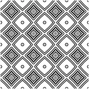 Striped geometric ethnic seamless pattern Stock Illustration