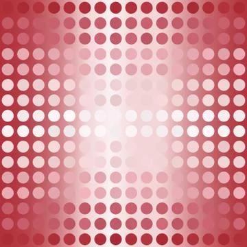 Striped gradient polka dot pattern. Seamless vector background Stock Illustration