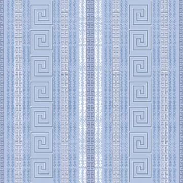 Striped greek seamless pattern. Illustrazione stock