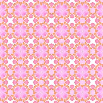 Striped hand drawn design. Orange delightful boho Illustrazione stock