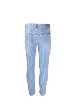 Striped jeans isolated Stock Photos