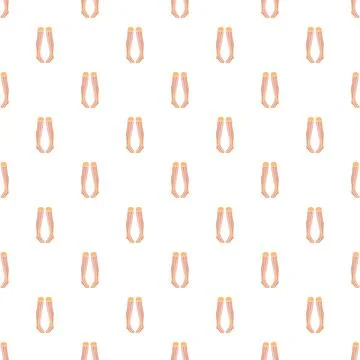 Striped knee socks pattern for textile and background design 스톡 일러스트