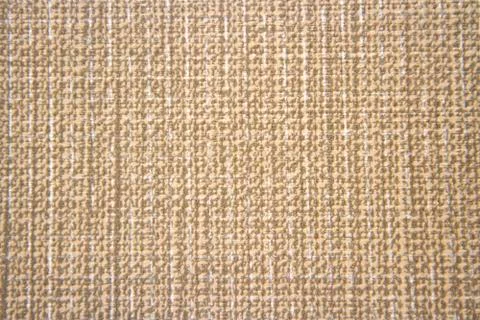 Striped linen sack texture background in brown Stock Photos