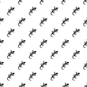 Striped lizard pattern, simple style Stock Illustration