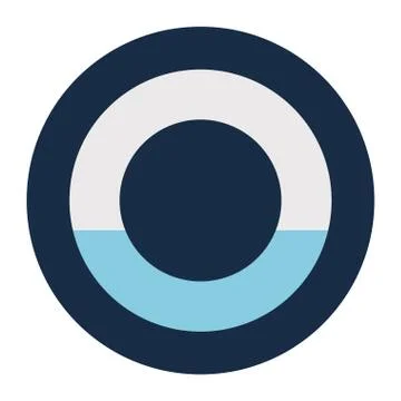 Striped loading circle block style icon vector design Ilustración de archivo