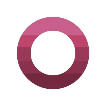 Striped loading circle flat style icon vector design Stock Illustration