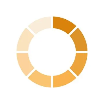 Striped loading circle flat style icon vector design Stock Illustration