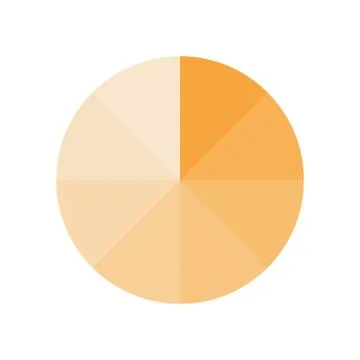 Striped loading circle flat style icon vector design Stockillustratie