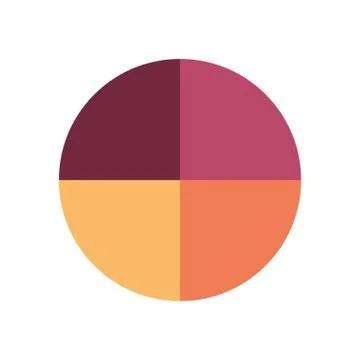 Striped loading circle flat style icon vector design Illustrazione stock