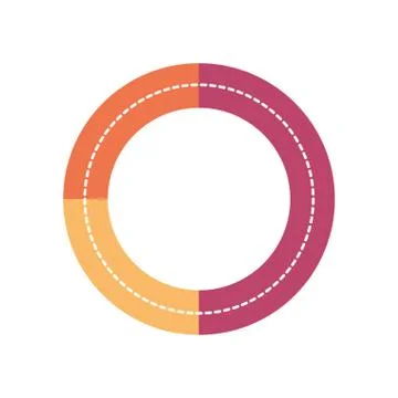 Striped loading circle flat style icon vector design Stock Illustration