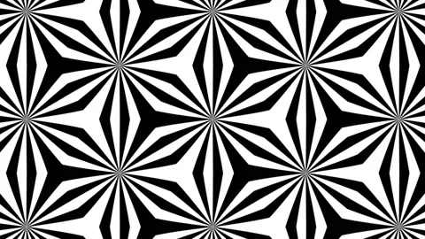 Striped looping background with zig zag and rhombus, trendy elegant ornament. Video stock 152906871