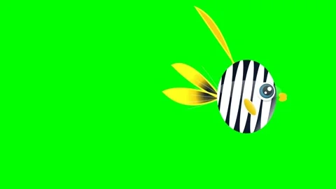 Striped Looping on Green Screen Chroma Key Background Video stock 336959147