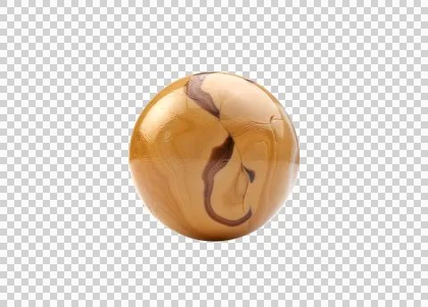 Striped marble on white Stock Photos
