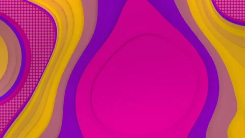 Striped meatball loop animation template for motion graphic design 3d render HD Stock Footage 153023069