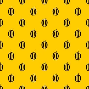 Striped melon pattern vector Stock Illustration