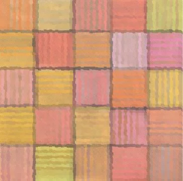 Striped mixed patchwork blurry square pattern background イラスト素材