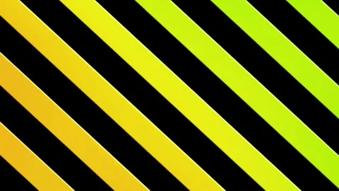 Striped motion pattern background in yellow and black Video stock 256111074