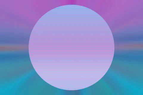 Striped Orb Stock Illustration