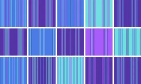 Striped pack designed for DIY e-commerce. Ready-to-use lines patterns boost.. Stock Illustration