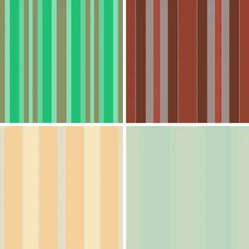Striped pack designed for licensing projects. Market ready lines styles sui.. Stock Illustration