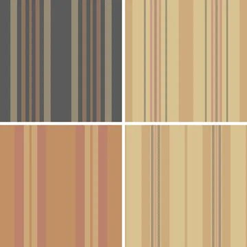 Striped pack designed for website hero banners and sliders. Coordinated lin.. Stock Illustration