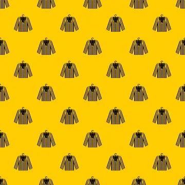 Striped pajama shirt pattern Stock Illustration