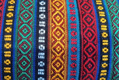 Striped pattern as decoration background in different colors Stock Photos