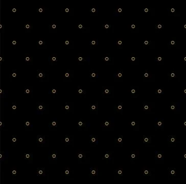 Striped pattern of golden dots on black background. Elegant pattern for backg Illustrazione stock