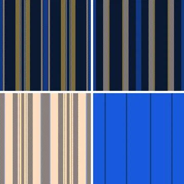 Striped pattern pack for DIY summer projects. Templates for scarves, beach .. 스톡 일러스트