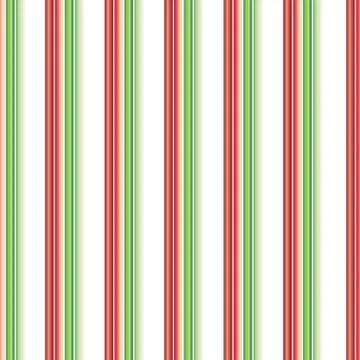 Striped pattern with red and green lines - seamless Christmas pattern Stock Illustration